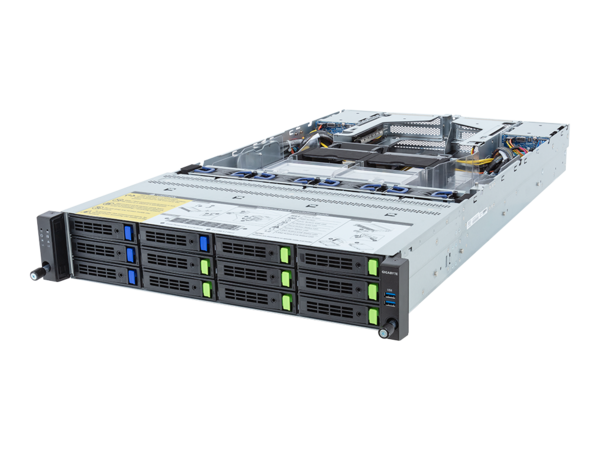 Servidor Gigabyte R283-Z97-AAF1 - Servidor AMD EPYC 2U para IA e HPC | Vircos