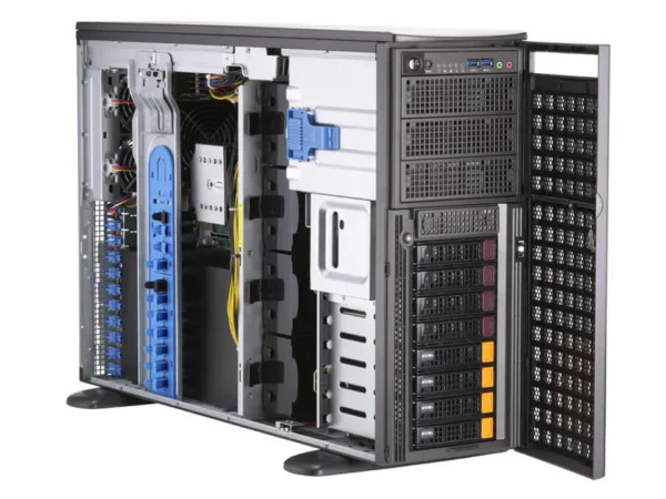 Supermicro SYS-740GP-TNRBT - Workstation GPU Torre com Suporte para 4 GPUs