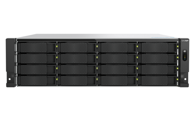TS-h1677AXU-RP-R7-32G - Storage NAS Enterprise AMD Ryzen 7 com 16 Baias | QNAP