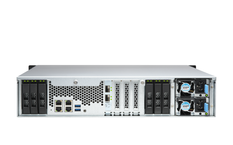 QNAP TS-h1886XU-RP R2 - Storage Enterprise ZFS Híbrido com Intel Xeon D-1622 - Imagem 2