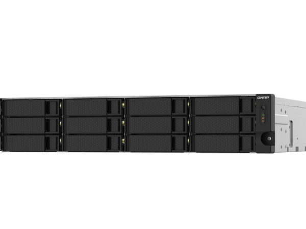 QNAP TS-1232PXU-RP-4G NAS 12 Baias, 4GB RAM, 10GbE, 2.5GbE, Fonte Redundante