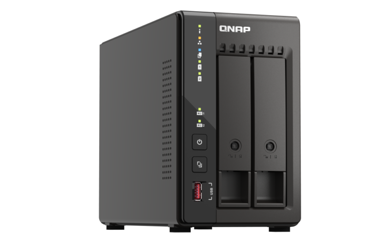 QNAP TS-253E-8G NAS 2 Baias, 2.5GbE, HDMI Duplo, 8GB RAM, M.2 NVMe - Imagem 5