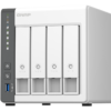 QNAP TS-433-4G NAS 4 Baias, Quad-Core 2.0GHz, 4GB RAM, 2.5GbE – Nuvem Privada e Centro Multimídia