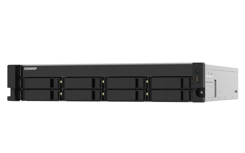 Servidor NAS QNAP TS-832PXU-RP-4G, 8 Baias, 4GB RAM DDR4, 10GbE + 2,5GbE, Fonte Redundante