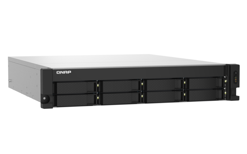 Servidor NAS QNAP TS-832PXU-RP-4G, 8 Baias, 4GB RAM DDR4, 10GbE + 2,5GbE, Fonte Redundante - Imagem 4