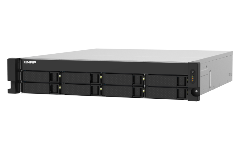Servidor NAS QNAP TS-832PXU-RP-4G, 8 Baias, 4GB RAM DDR4, 10GbE + 2,5GbE, Fonte Redundante - Imagem 3