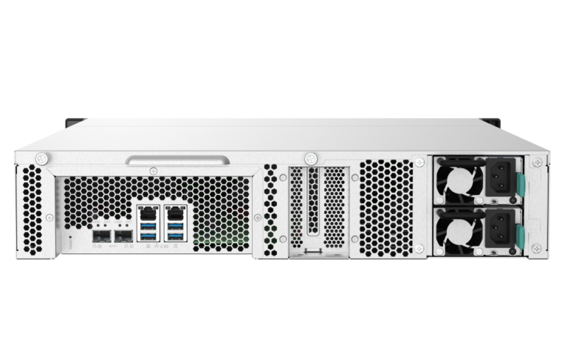 Servidor NAS QNAP TS-832PXU-RP-4G, 8 Baias, 4GB RAM DDR4, 10GbE + 2,5GbE, Fonte Redundante - Imagem 2