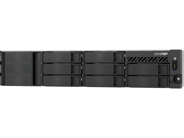 Servidor NAS QNAP TS-855eU-RP-8G Rack 2U, Intel 8 Núcleos, 8GB DDR4, 2x 2.5GbE, Fontes Redundantes