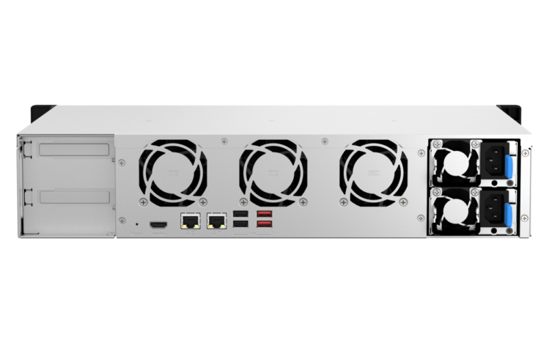 QNAP TS-864eU-RP NAS Rackmount 8 Baias, Intel Celeron N5095, 2.5GbE, Fonte Redundante - Imagem 2