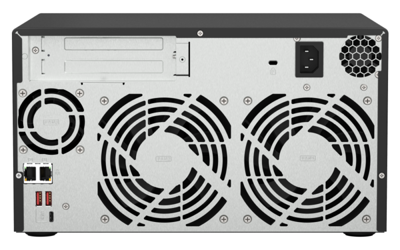 Servidor NAS QNAP TS-873A-8G, AMD Ryzen V1500B, 8GB DDR4, 2x 2.5GbE, 2x PCIe, 2x M.2 NVMe - Imagem 2