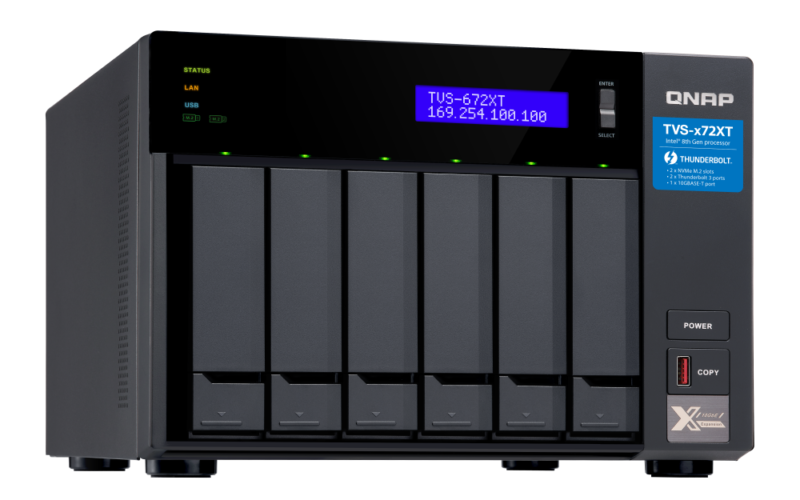 QNAP TVS-672XT-i5-8G (Legacy) - NAS de Alto Desempenho com Intel Core i5 e Thunderbolt 3 | Vircos - Image 7