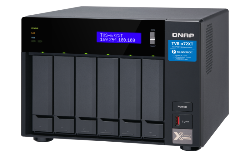 QNAP TVS-672XT-i5-8G (Legacy) - NAS de Alto Desempenho com Intel Core i5 e Thunderbolt 3 | Vircos - Image 4