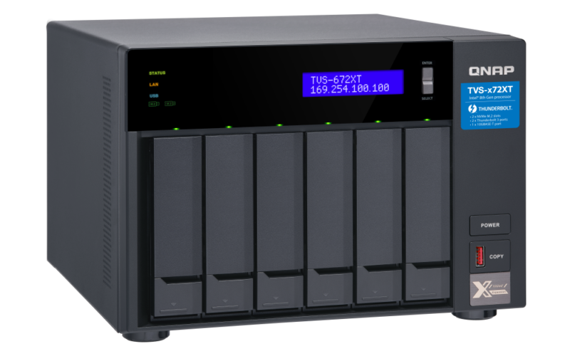 QNAP TVS-672XT-i5-8G (Legacy) - NAS de Alto Desempenho com Intel Core i5 e Thunderbolt 3 | Vircos - Image 3