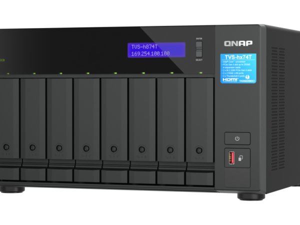 QNAP TVS-h874T-i9-64G - Storage NAS Thunderbolt 4 com Intel Core i9 | Vircos
