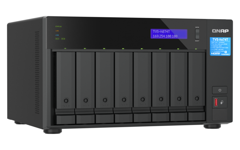 QNAP TVS-h874T-i9-64G - Storage NAS Thunderbolt 4 com Intel Core i9 | Vircos - Image 6