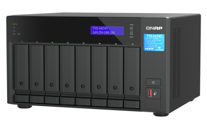 QNAP TVS-h874T-i9-64G - Storage NAS Thunderbolt 4 com Intel Core i9 | Vircos - Image 4