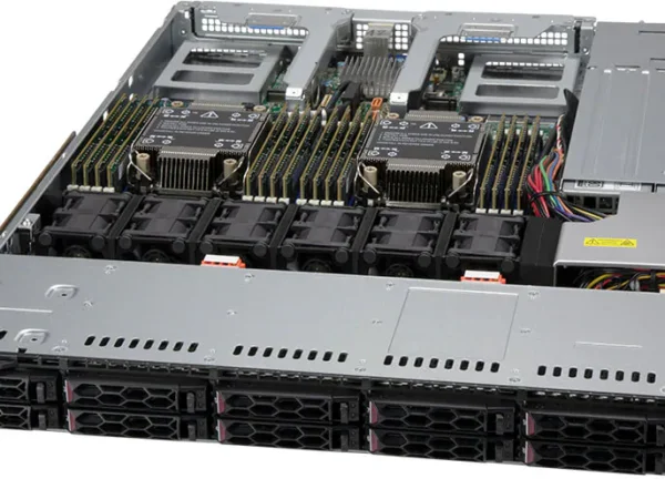 Supermicro SuperServer SYS-120C-TN10R | 1U, 10x NVMe, Dual Xeon, 16 DIMMs, Redundância