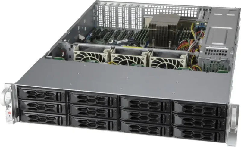 Servidor Supermicro A+ AS-2014S-TR 2U com AMD EPYC, 12 Baias Hot-Swap e 7 Slots PCIe 4.0