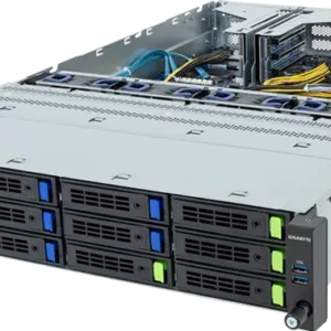 GIGABYTE R264-S33-AAL1 – Rack Server 2U com Intel Xeon 6, 3x PCIe Gen5 GPUs e Fonte Redundante Titanium