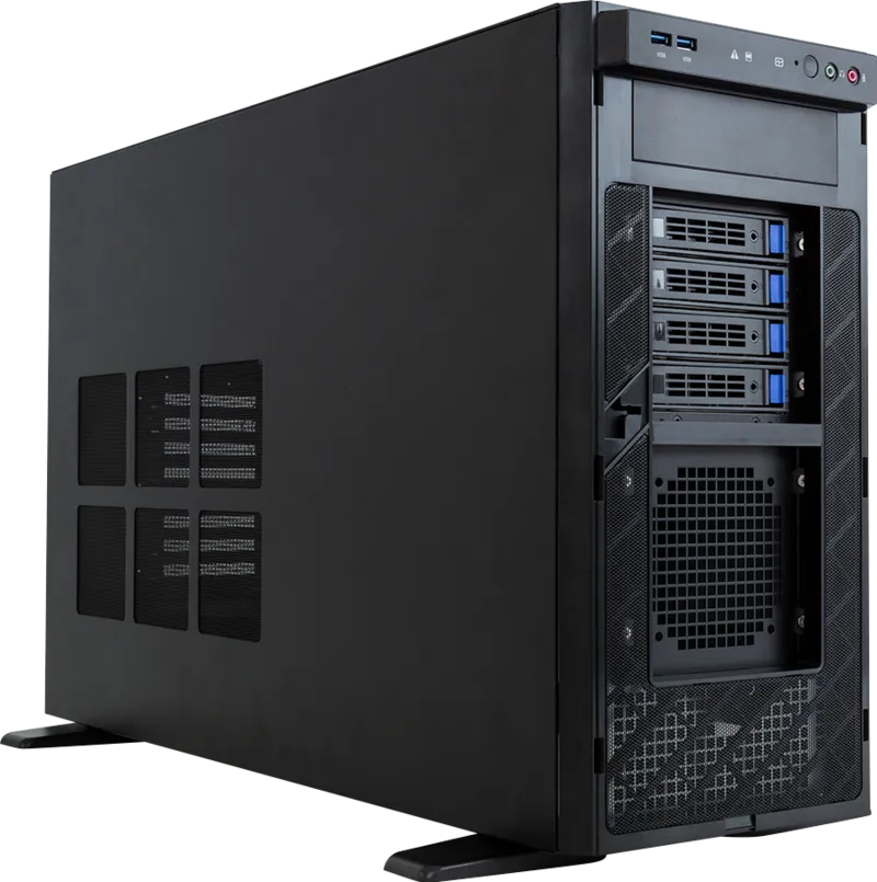 Gigabyte W733-W30-AA01 GPU Workstation – Intel® Core™ 14ª/13ª/12ª Geração, 1x PCIe Gen5 GPU, DDR4, W680 Chipset - Imagem 3