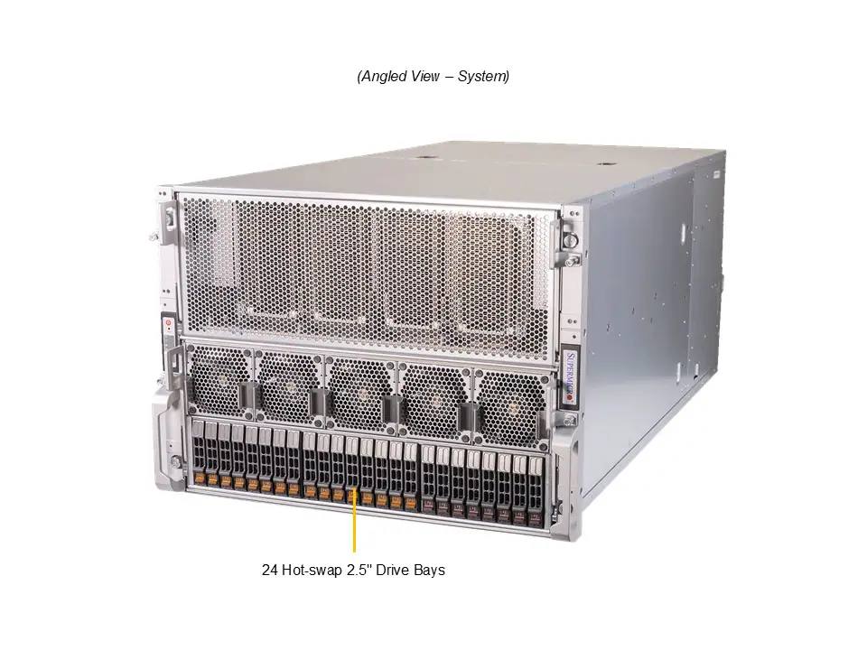 Servidor supermicro GPU 8U Supermicro AS-8125GS-TNHR AMD EPYC - Imagem 2