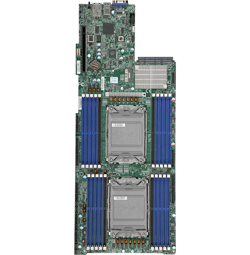 Servidor Supermicro BigTwin SYS-220BT-DNTR 2U com 2 Nós, 12 Baias NVMe por Nó, Suporte Intel Xeon 3ª Geração - Imagem 2