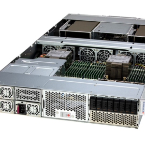 Supermicro SYS-221GE-NR – Servidor GPU 2U com até 4 NVIDIA H100, H100 NVL ou L40S, compatível com Intel Xeon 5ª Geração