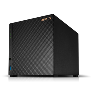 NAS ASUSTOR Drivestor 4 AS1104T – 4 Baias, 2.5GbE, Quad-Core, DDR4, Suporte 4K, ADM 4.0