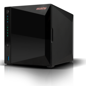 NAS ASUSTOR Drivestor 4 Pro AS3304T – 4 Baias, 2.5GbE, 2GB DDR4, ARM Quad-Core