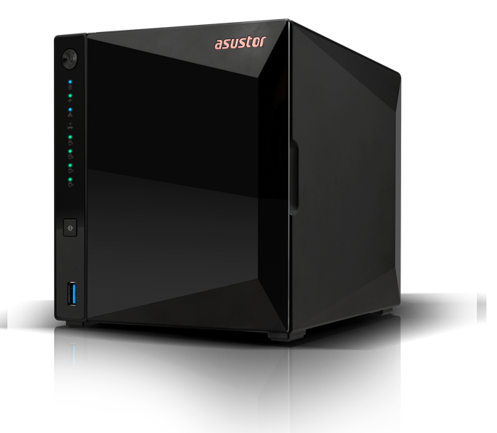NAS ASUSTOR Drivestor 4 Pro AS3304T – 4 Baias, 2.5GbE, 2GB DDR4, ARM Quad-Core