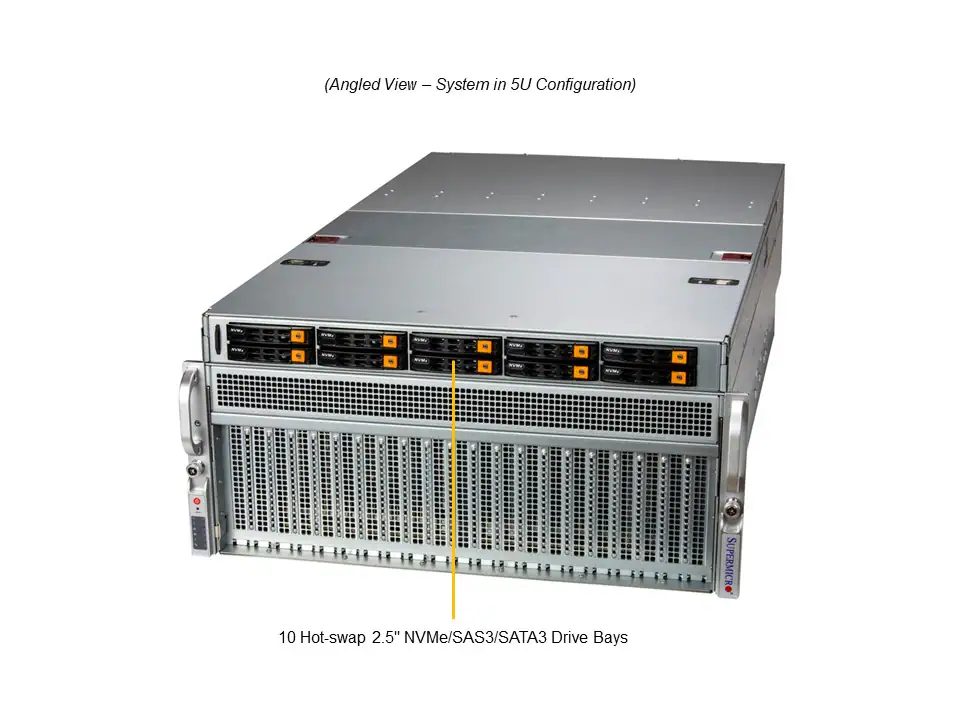 Servidor Supermicro A+ AS-4124GQ-TNMI com 2x AMD EPYC, 4x GPUs MI250 e até 8TB DDR4 ECC - Imagem 8