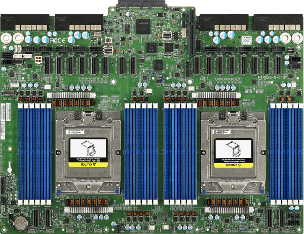 Servidor Supermicro A+ AS-5126GS-TNRT com Suporte para 10 GPUs PCIe, AMD EPYC 9004/9005, 5U - Imagem 2