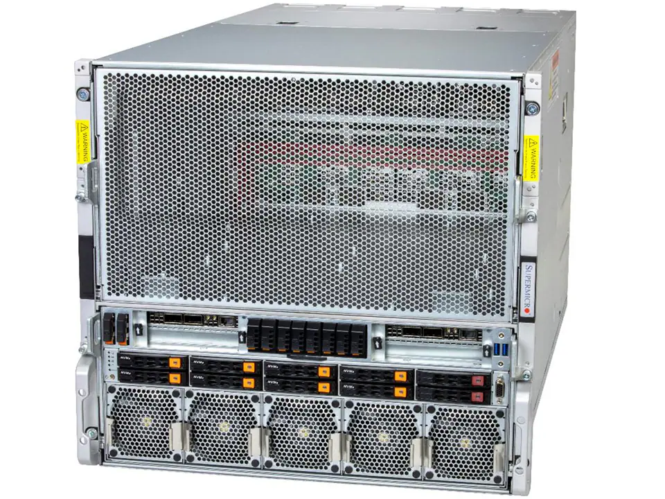 Servidor Supermicro A+ AS-A126GS-TNBR Gold, 8x GPU HGX B200, 2x AMD EPYC, 10U, DDR5 até 6TB