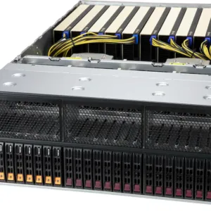 Servidor Supermicro SYS-420GP-TNR 4U – Dual Xeon, Suporte até 10 GPUs PCIe, 24 Baias Hot-Swap