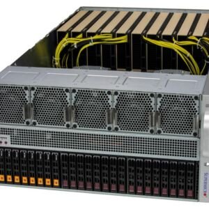 Supermicro SuperServer SYS-521GE-TNRT – 5U, até 10 GPUs, Intel Xeon 5ª Geração, PCIe Gen 5.0, Certificação NVIDIA Gold