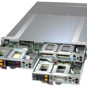 Supermicro SuperServer SYS-211GT-HNTF – 2U GrandTwin 4 Nós, Xeon Scalable, até 4TB DDR5, 4x NVMe por nó
