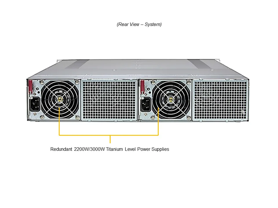 Servidor Supermicro SYS-212GT-HNF 2U GrandTwin com 4 Nós, 8x NVMe E1.S por Nó, Xeon 6, DDR5 até 4TB - Imagem 5