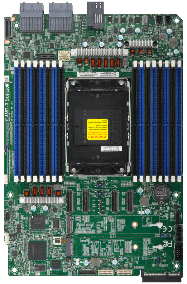 Servidor Supermicro SYS-212GT-HNF 2U GrandTwin com 4 Nós, 8x NVMe E1.S por Nó, Xeon 6, DDR5 até 4TB - Imagem 2