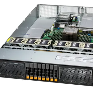 Servidor Supermicro SYS-212H-TN 2U, Xeon 6, até 24 baias NVMe/SAS/SATA, 16x DIMM, 8x PCIe 5.0