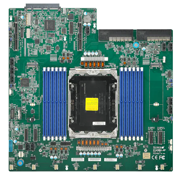 Servidor Supermicro SuperServer SYS-212HA-TN 2U com 24 Baias NVMe/SAS/SATA, Intel Xeon Série 6900, Suporte até 3TB DDR5 ECC - Imagem 2