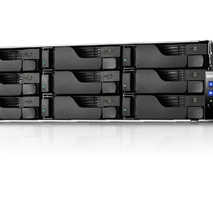 NAS Asustor Lockerstor 12RD AS6512RD, 12 Baias, Intel Atom C3538, 8GB DDR4, Redundância de Fonte, Rackmount