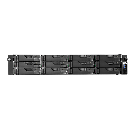 NAS Asustor Lockerstor 12RD AS6512RD, 12 Baias, Intel Atom C3538, 8GB DDR4, Redundância de Fonte, Rackmount - Imagem 3