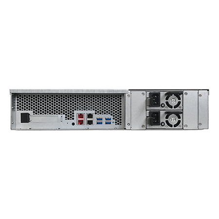 NAS Asustor Lockerstor 12RD AS6512RD, 12 Baias, Intel Atom C3538, 8GB DDR4, Redundância de Fonte, Rackmount - Imagem 2
