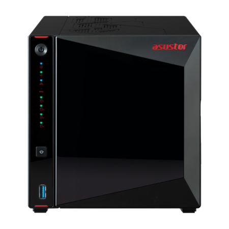 NAS NIMBUSTOR 4 Gen2 (AS5404T) Intel Celeron N5105, 4 Baias, 4GB RAM, 2x 2.5GbE, HDMI, M.2 NVMe - Imagem 3