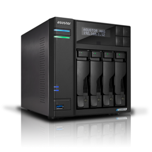 NAS ASUSTOR LOCKERSTOR 4 Gen2 AS6704T – 4 Baias, Intel Celeron N5105, 4GB DDR4, 2x 2.5GbE