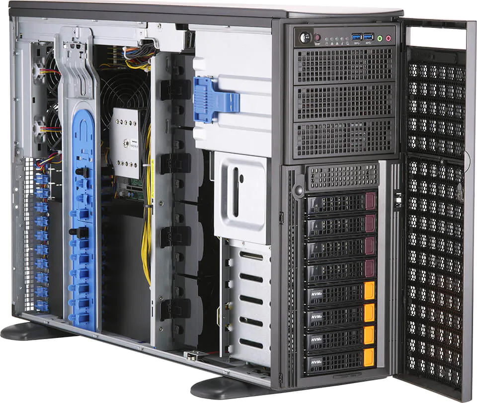 Supermicro SYS-740GP-TNRT – Workstation Torre para Virtualização e HPC