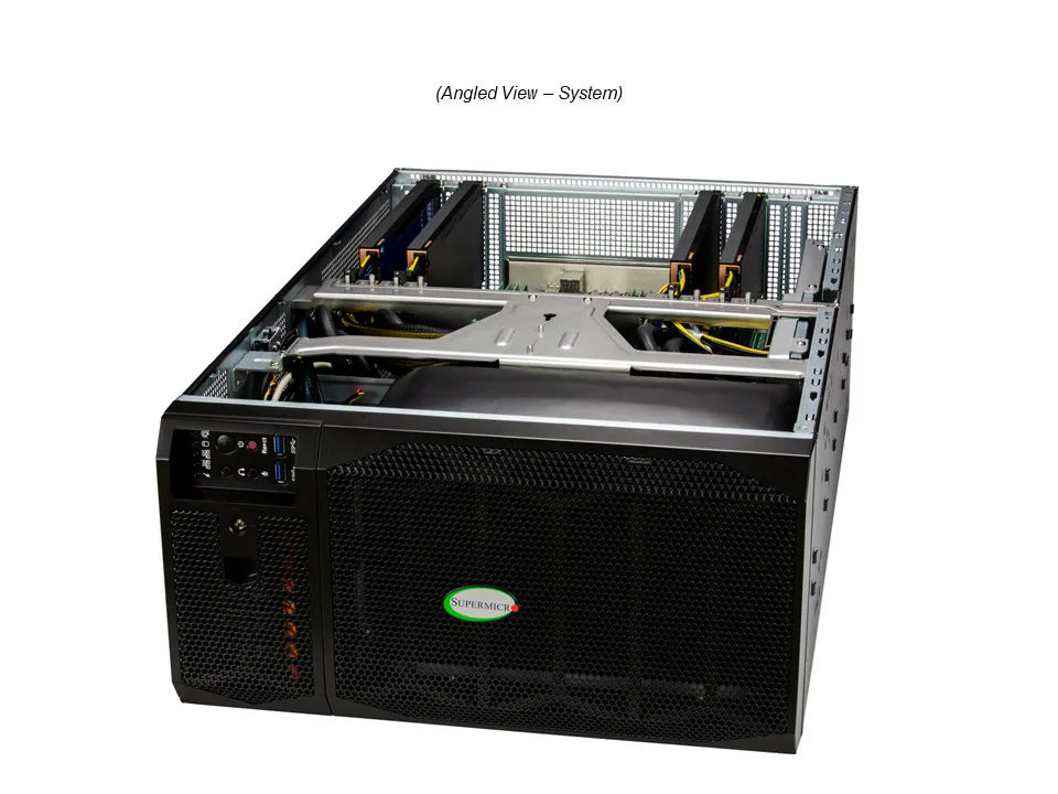 Supermicro SYS-751GE-TNRT - Workstation GPU 5U com Liquid Cooling para IA e HPC - Imagem 6