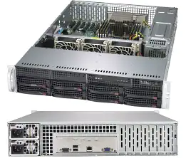 Servidor Supermicro A+ AS-2013S-C0R 2U, AMD EPYC, até 2TB DDR4 ECC, 8 Bays Hot-Swap, Redundância Platinum - Imagem 2