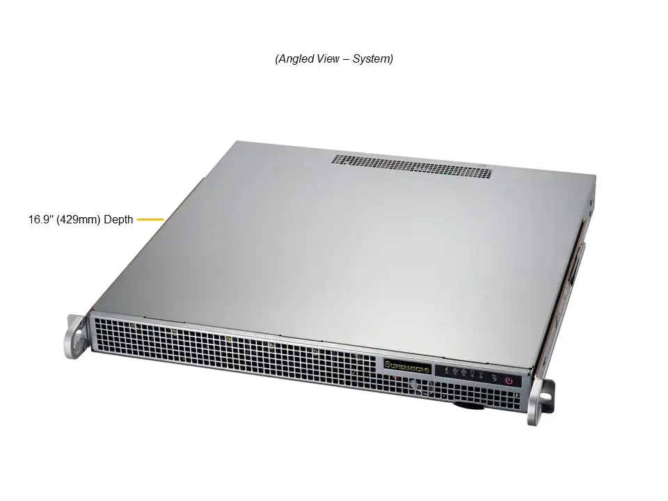 Servidor Supermicro A+ AS-1015A-MT 1U, AMD EPYC/Ryzen, 4 Baias SATA, PCIe 5.0, DDR5 - Imagem 6