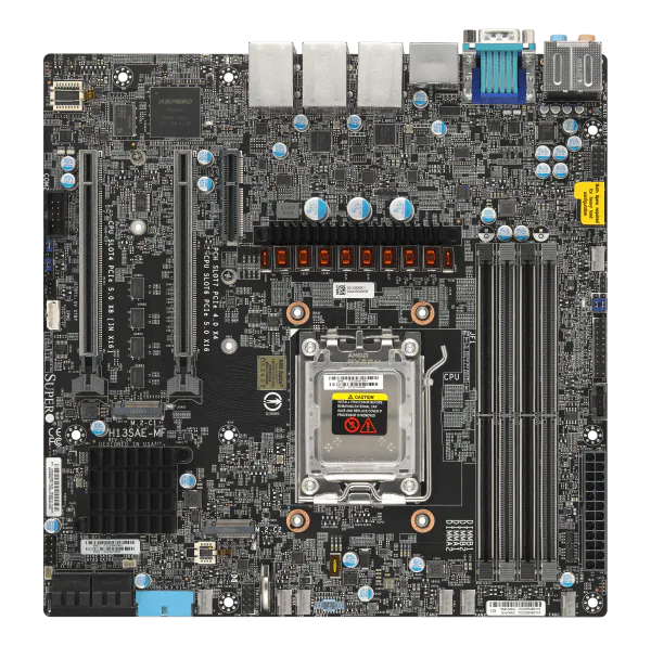 Servidor Supermicro A+ AS-1015A-MT 1U, AMD EPYC/Ryzen, 4 Baias SATA, PCIe 5.0, DDR5 - Imagem 2